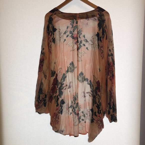 Anthropologie - Floral Draped Cover-up - Picture 2 of 5
